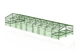 Проект быстровозводимого здания 15x54